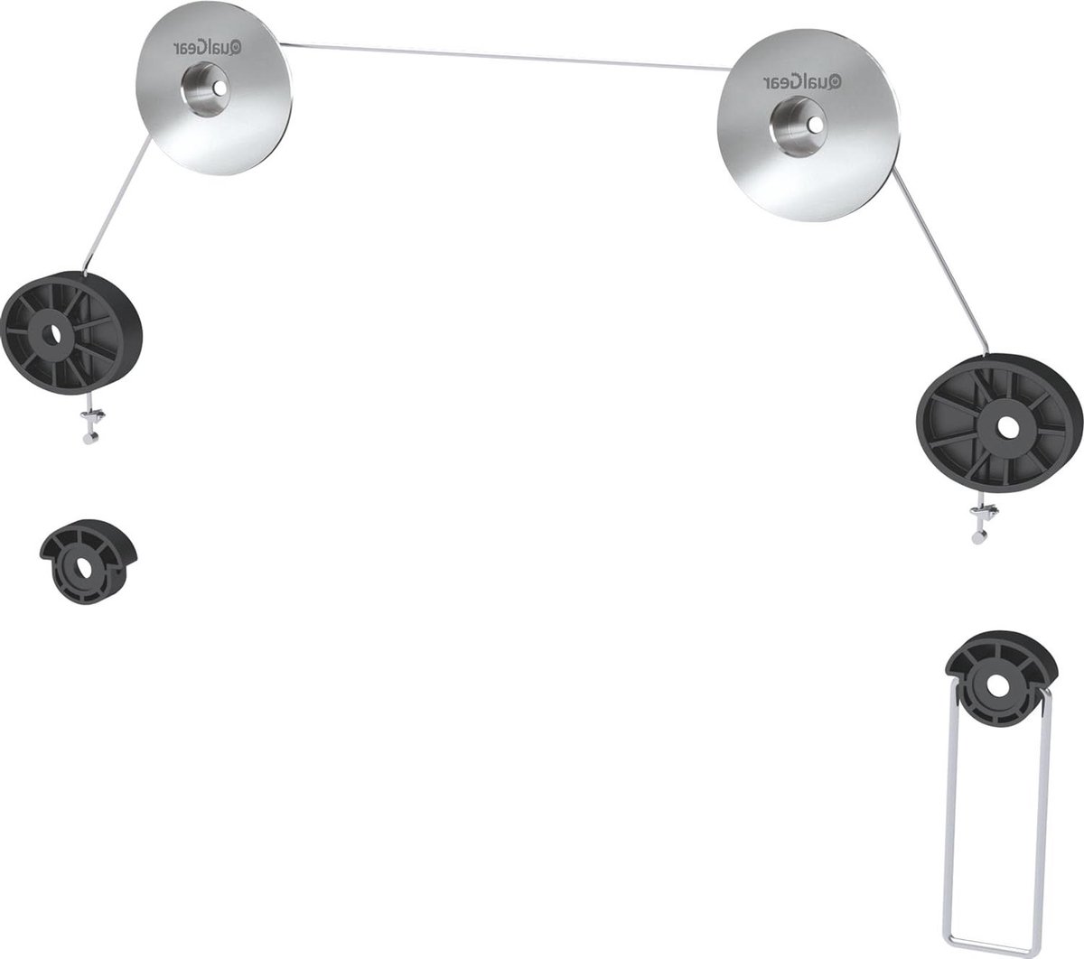Ultradunne muurbeugel voor LED TV 32-55 inch - Vaste TV Sensor Zwart