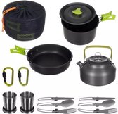 Ruhhy Trizand Complete Kookset voor Reizen en Kamperen