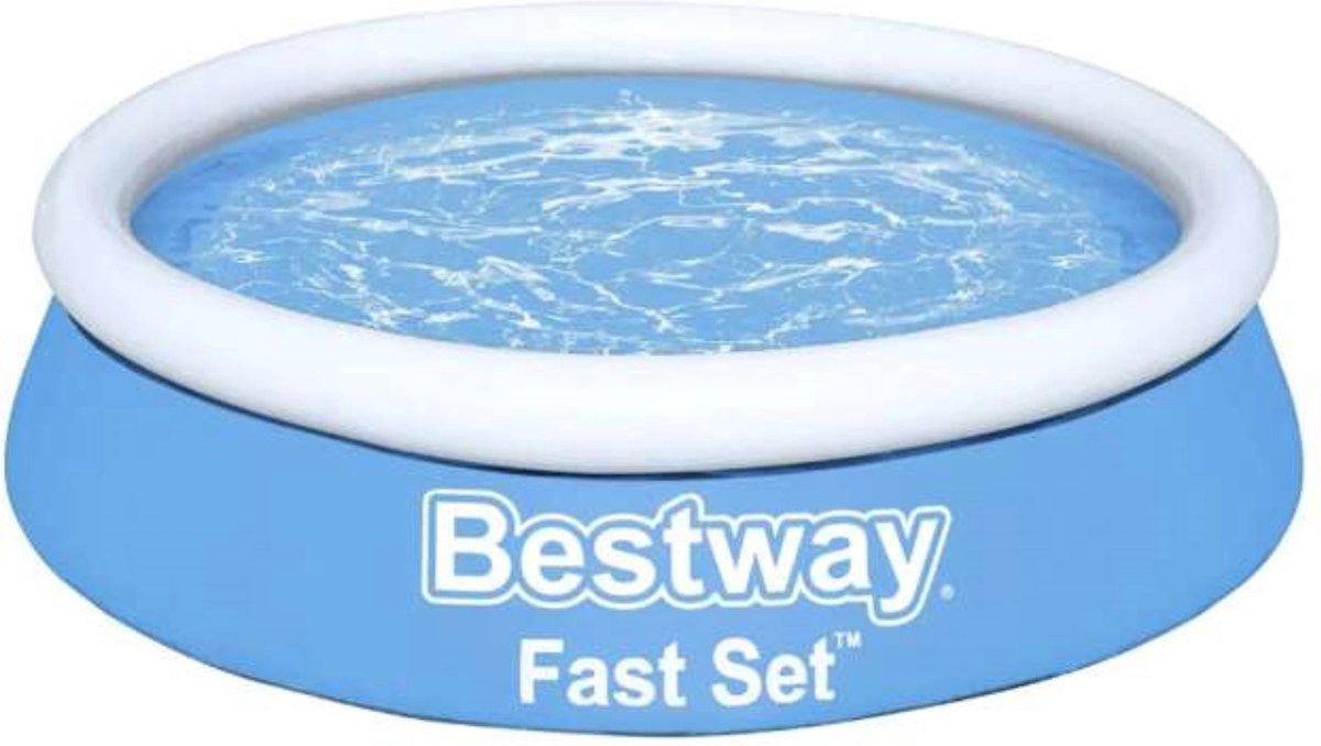 Bestway Kinderzwembad - Ø 183 cm - Model 57392 - Opblaasbare Rand