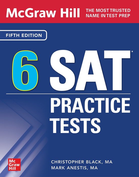 McGraw-Hill Education 6 SAT Practice Tests, Fifth Edition - cover