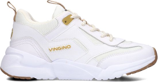 Vingino Odilia Lage sneakers - Leren Sneaker - Meisjes - Wit - Maat 36