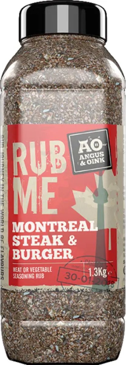 Angus&Oink (Rub Me) Montreal Steak & Burger Seasoning 1,2 kg