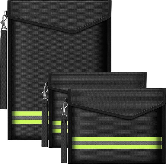 Sac résistant au feu - Sac à documents résistant au feu - Sac résistant au feu - Sac résistant à la chaleur - Sac à feu