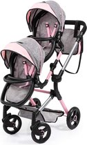 Bayer Design tweeling poppenwagen (Bordeaux