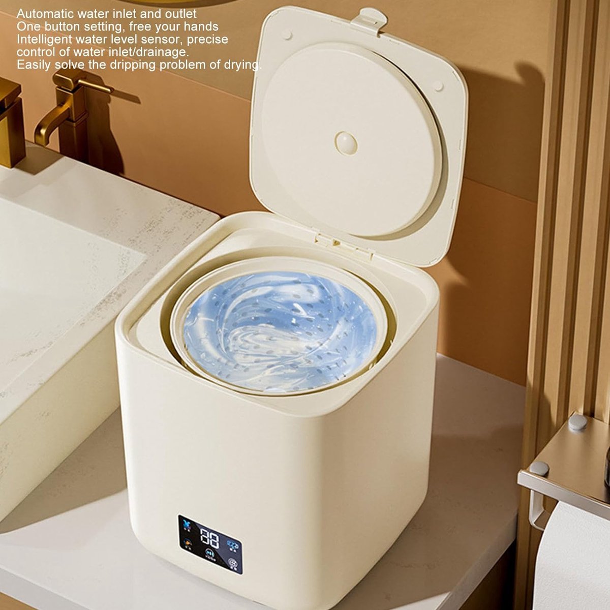 mini wasmachine camping Draagbare opvouwbare wasmachine Mini-wasmachine