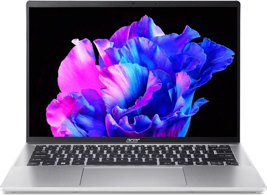 Acer Swift Go 14 SFG14-72-7186 Intel Core Ultra 7 155H Laptop 35,6 cm (14") 2.8K 32 GB LPDDR5x-SDRAM 1 TB SSD Wi-Fi 6 (802.11ax) Windows 11 Home Zilver - Acer - Hoofdafbeelding