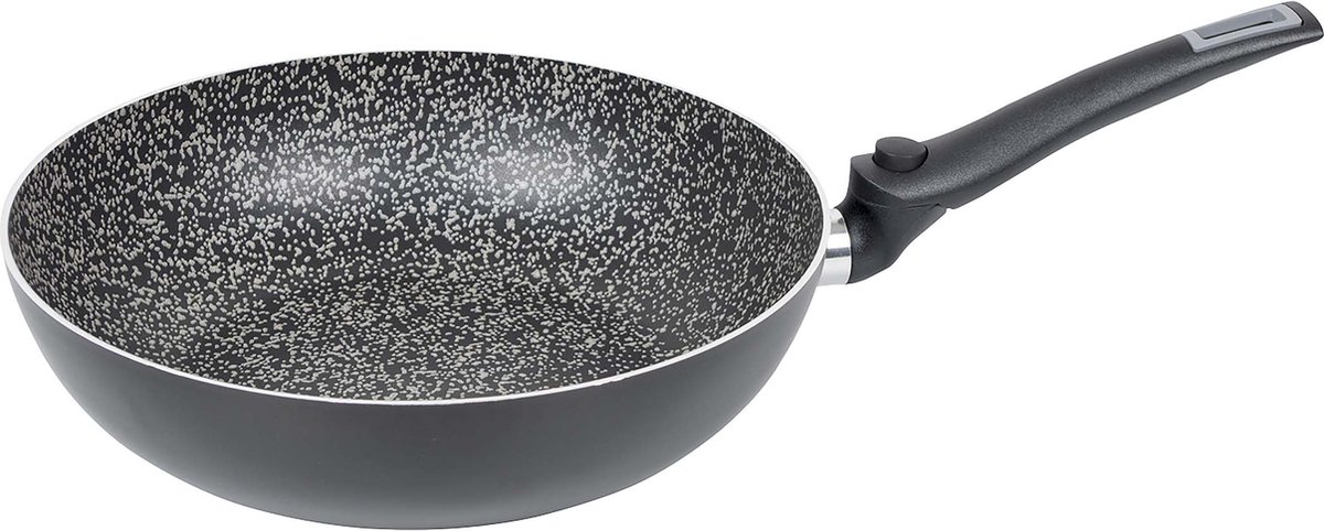 Bo-Camp - wokpan - turn - wegklapbare pannengreep - ø 24 cm