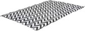 Bo-Camp - Chill mat - Wave - L - Zwart/wit