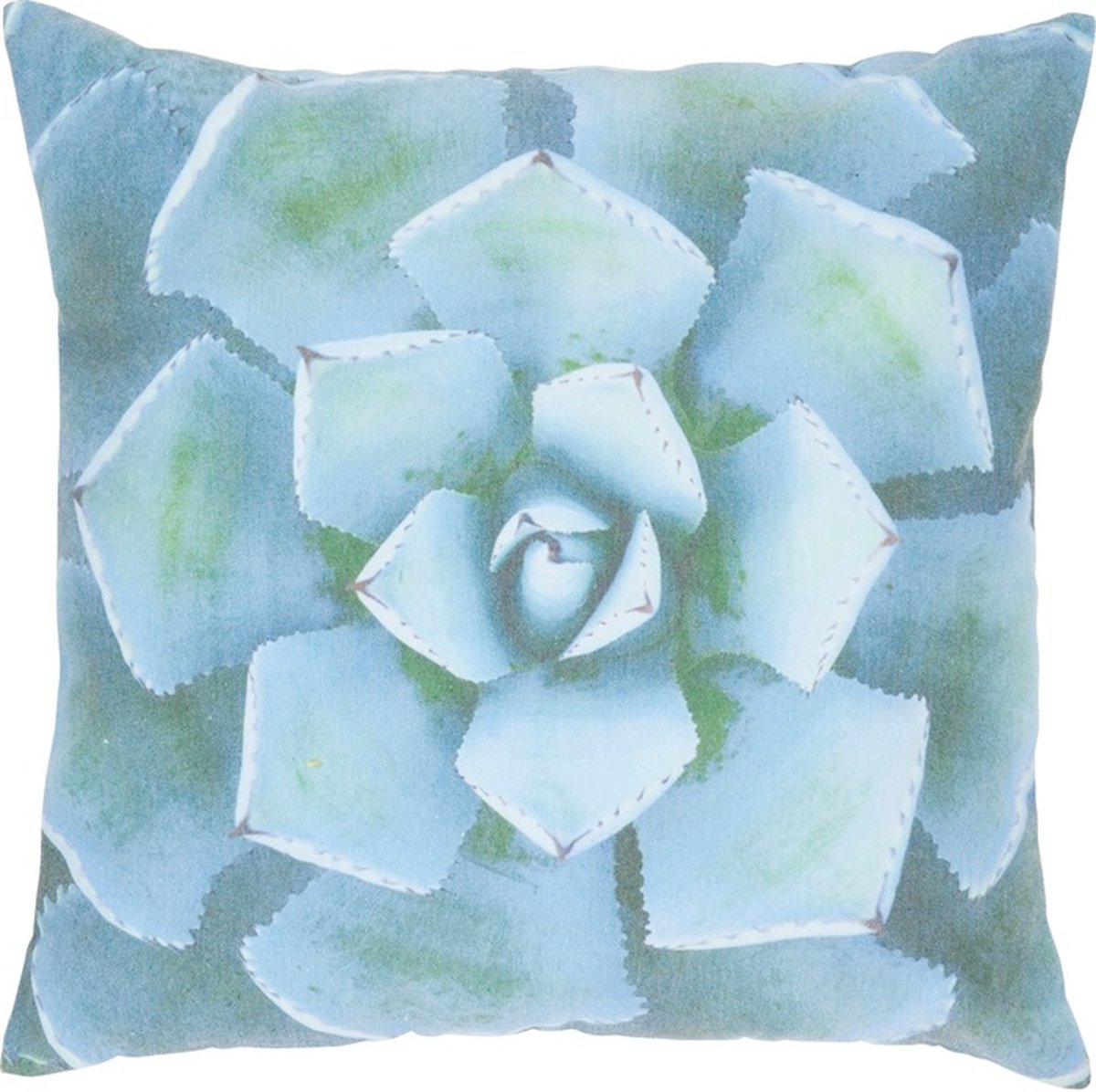 Linen & More Jente Kussen | 47 X 47 | Sierkussen Voor Woonkamer Of Slaapkamer Blauw