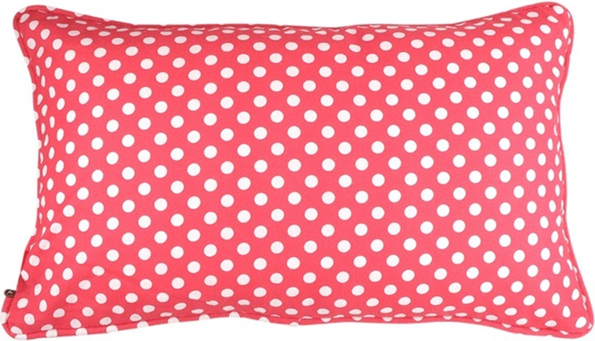 Mars & More Kussen Meggie Rood | 30 X 50 | Sierkussen Voor Woonkamer Of Slaapkamer