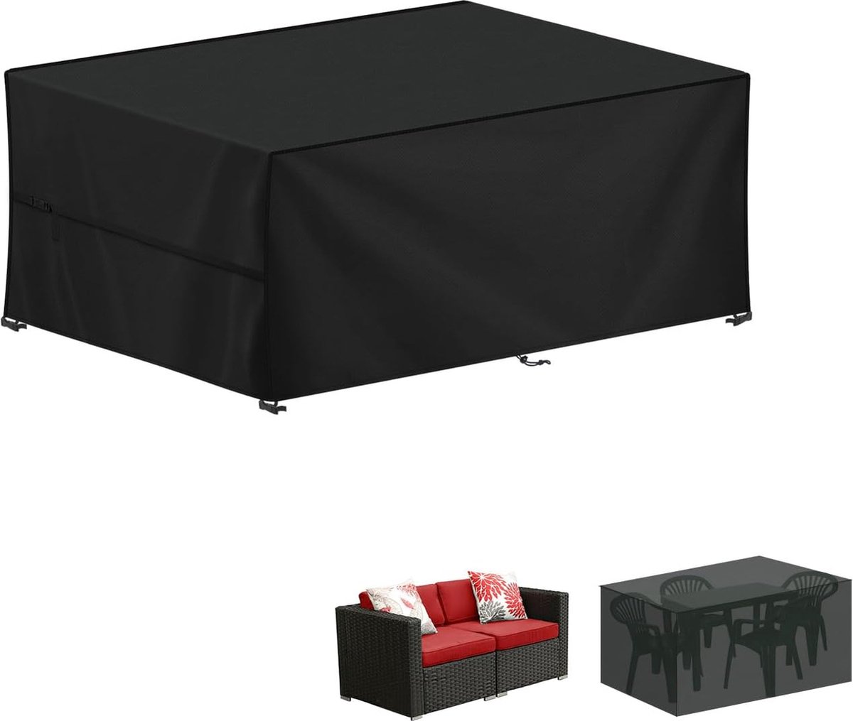Waterdichte tuinmeubelhoes voor tuintafels, 120 x 60 x 75 cm, 420D Oxford.