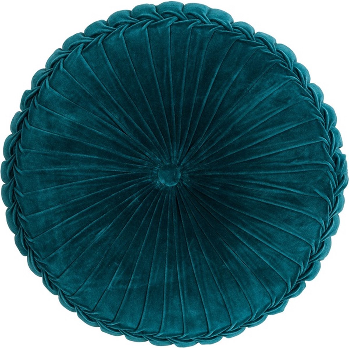 Linen & More Kanan Velvet Dark Turquoise Mattress | 60 X 10 | Sierkussen Voor Woonkamer Of Slaapkamer