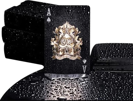 Waterdichte speelkaarten - Waterafstotende speelkaarten - Poker kaartspel - Waterresistente speelkaarten - Speelkaarten waterproof - Plastic kaartspel van Unplugged Essentials — afbeelding 3