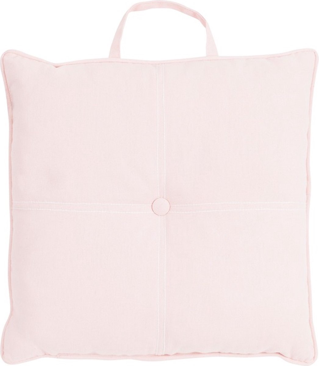 Linen & More Jilly Soft Roze Mattress Handle | 40 X 40 | Sierkussen Voor Woonkamer Of Slaapkamer