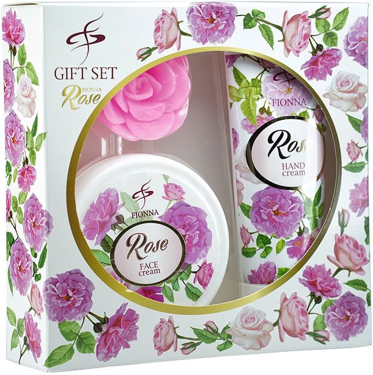Goedkoopste Set van 3 producten met Rozenolie uit Bulgarije - gezicht creme - hand creme - zeep 3st