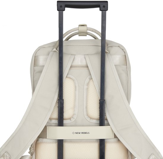 William Milwaukee Beige 18L Sac à dos Water Repellent Laptop 15.6 »
