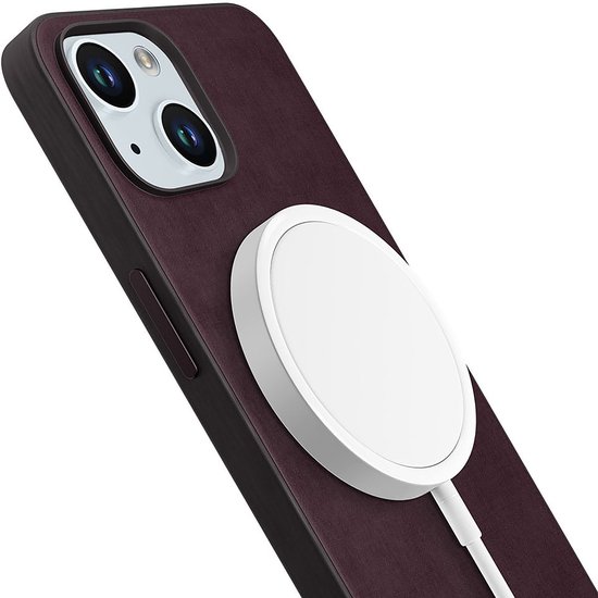 Coque de téléphone 3mk HARDY MagFabric Berry pour Apple iPhone 15 Plus