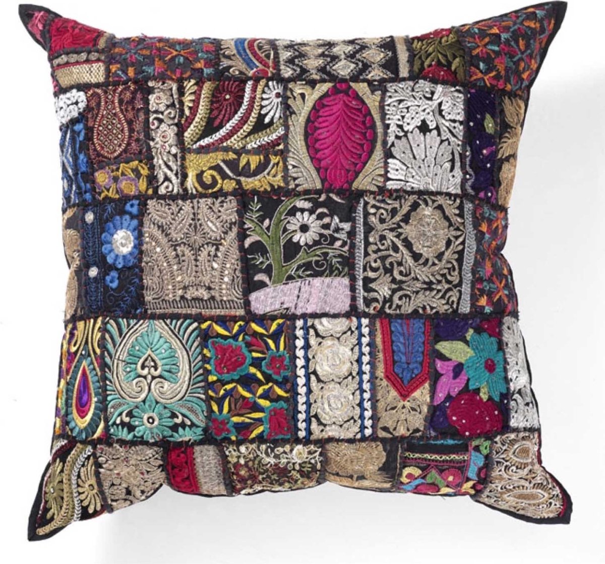 Indisch patchwork kussen Mar