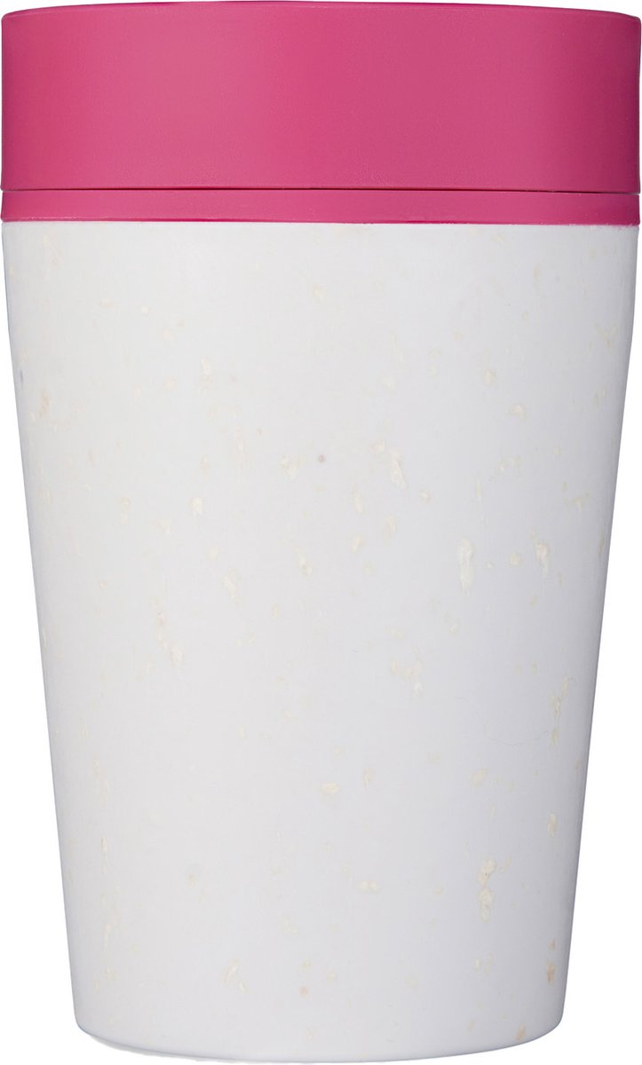 Circular & Co - Travel Mug - Koffiebeker To Go - Coffee To Go Beker - 228 ml - Chalk - Lotus Pink - 8oz – Duurzaam