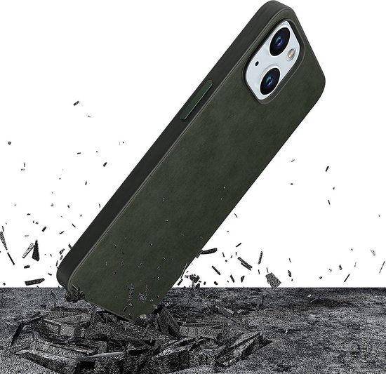 Coque de téléphone verte 3mk HARDY MagFabric pour Apple iPhone 15