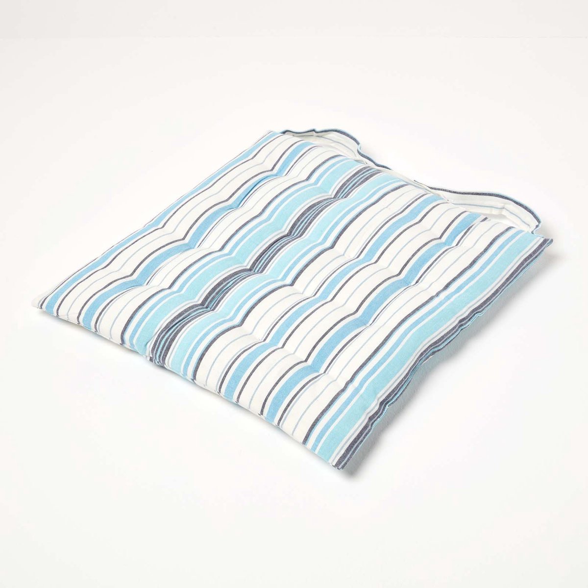 Homescapes New England tartan zitkussen, 100% katoen, 40 x 40 cm Blauw