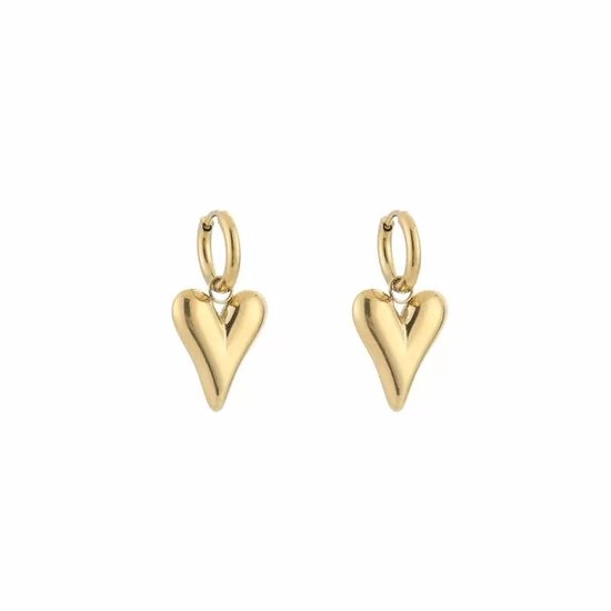 Bijoutheek Boucles d'oreilles pendantes d'Oreilles Coeur Or