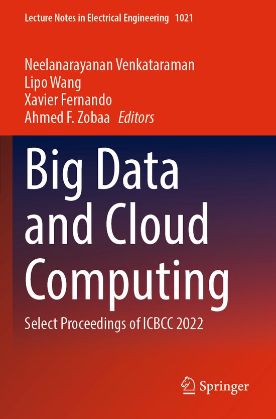 Lecture Notes in Electrical Engineering1021- Big Data and Cl ... - cover
