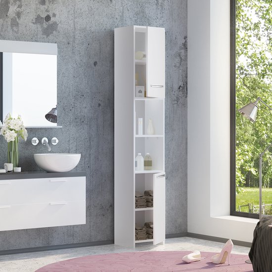 Badkamerkast Thermis 40 x 30 x 150 cm - wit