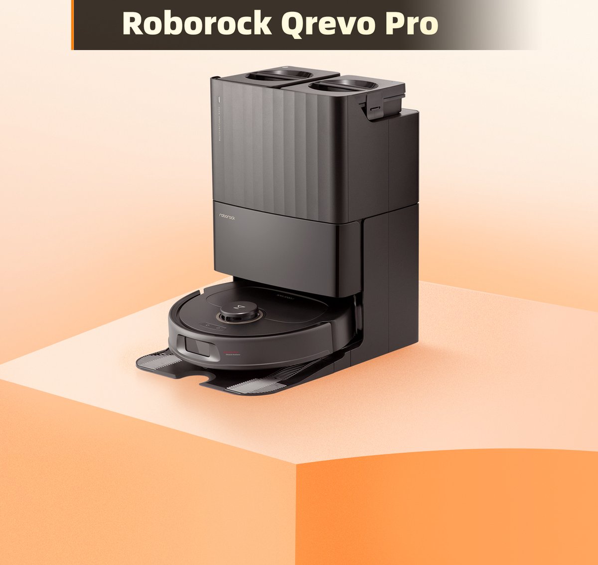 Afbeelding 2 van Roborock Q revo Pro - Robotstofzuiger met dweilfunctie - Liftable mop - FlexiArm Design - Randreiniging - Qrevo S/S7 Max Ultra upgrade