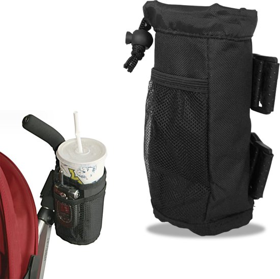 Support Gourde Vélo - Porte-bidon Automatique Ajustable - Rotation 360° - Fixation Sans Outils - Pour Guidon De Vélo, VTT, Moto