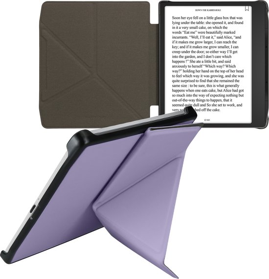 kwmobile e-reader hoesje geschikt voor Pocketbook Era / Era Color hoes - Ereader flip case met standaard - E reader cover van kunstleer - In lavendel — afbeelding 4