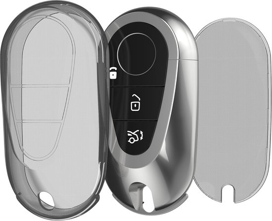 Mercedes 3-knops Smart Key Behuizing Met Elektronica 433mhz 2