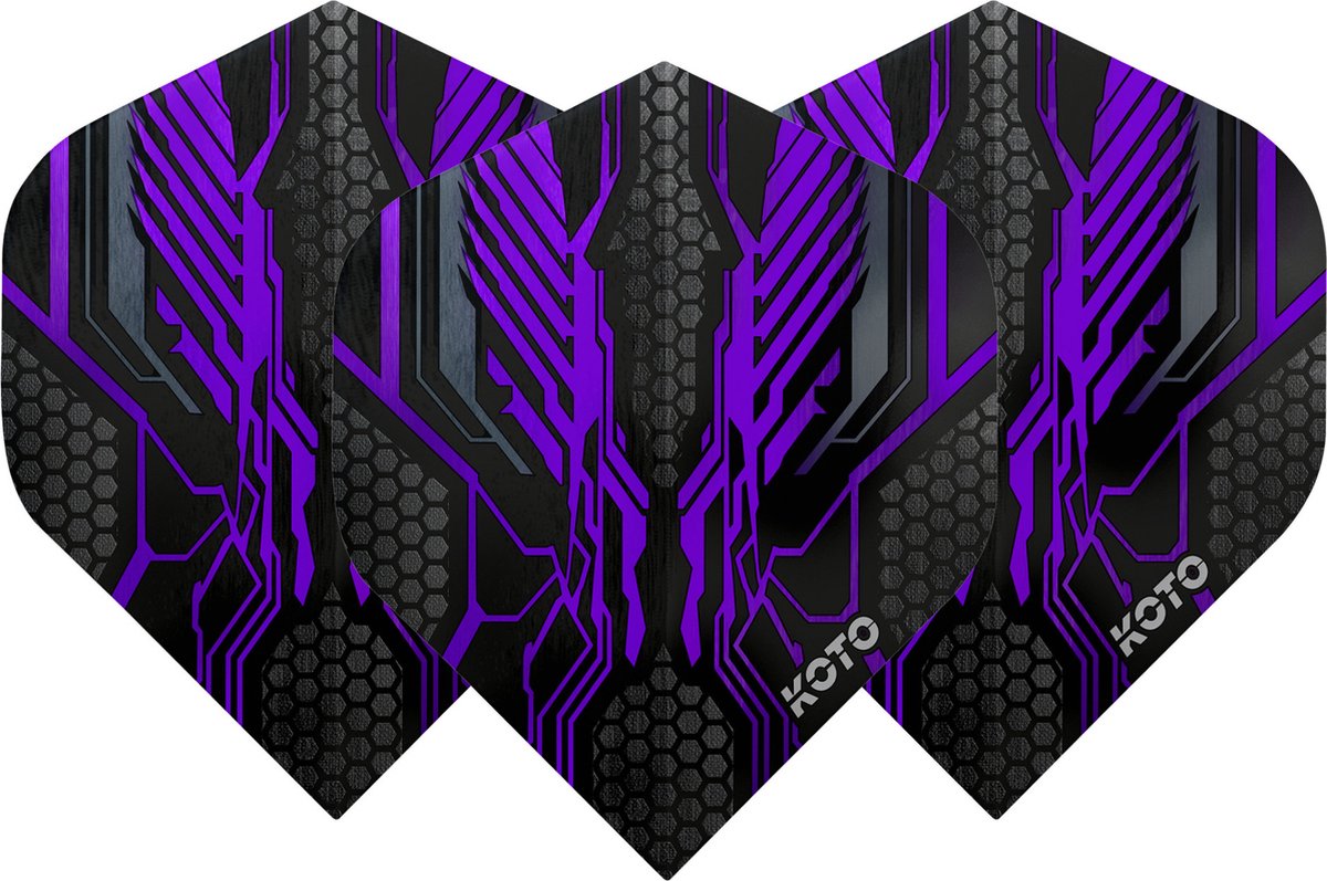 KOTO ZIZ-Wing NO2 Purple - Dart Flights