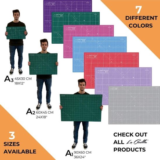 Tapis De Découpe Auto-Cicatrisant Rose 45x30 Cm A3 – Surface Mate Antidérapante – Idéal Couture & Patchwork