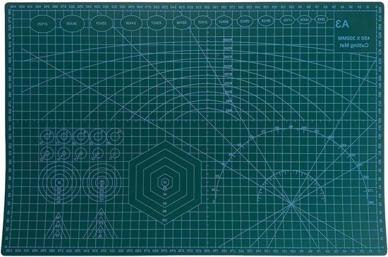 Dohe - Snijmat A3-45x30 cm, Zelfherstellend, Bureauonderlegger voor