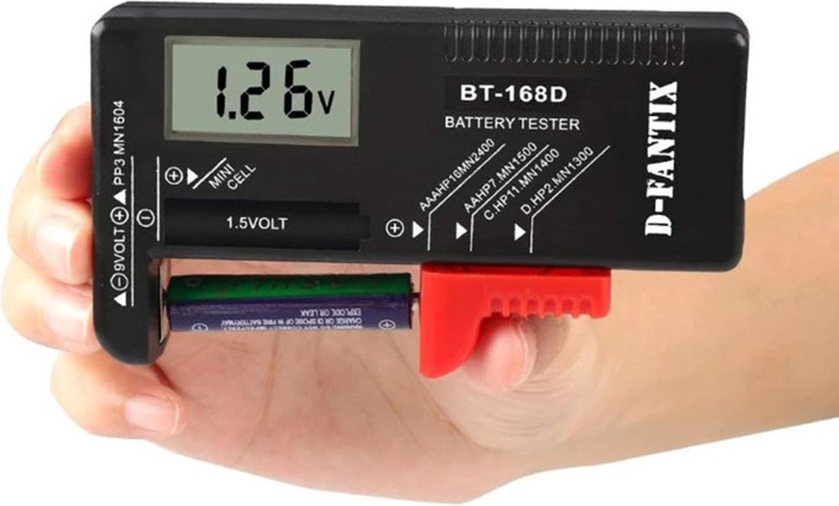 Actie4you® - Batterij Tester - Test je Batterij - Digitaal