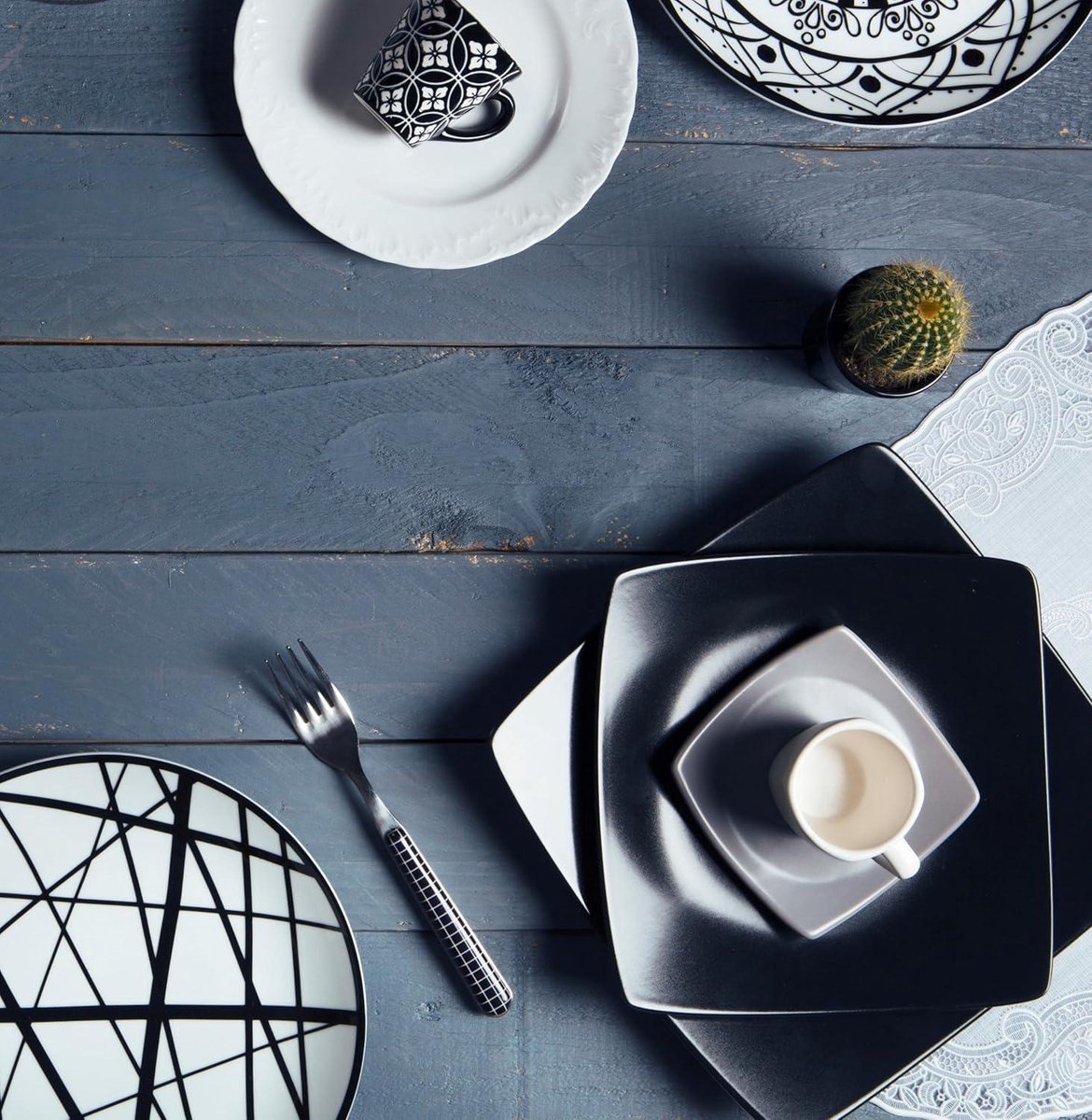 Excelsa Eclipse - Lot De 6 Tasses à Café Noires En Céramique Stoneware 70 Ml, Design Mat Élégant Et Moderne