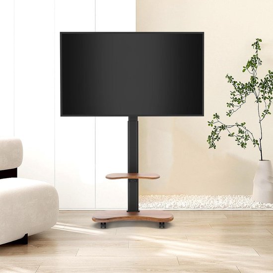 Universele TV Stand Voor 32 40 42 50 55 65 70 75 Inch TV, Heavy Duty Mobiele TV Stand Rolling TV Cart Voor Slaapkamer/Woonkamer/Boardroom/Klaslokaal, Zwart mooi landschap Universele TV Stand Voor 32 40 42 50 55 65 70 75 Inch TV, Heavy Duty Mobiele TV Stand Rolling TV Cart Voor Slaapkamer/Woonkamer/Boardroom/Klaslokaal, Zwart mooi landschap