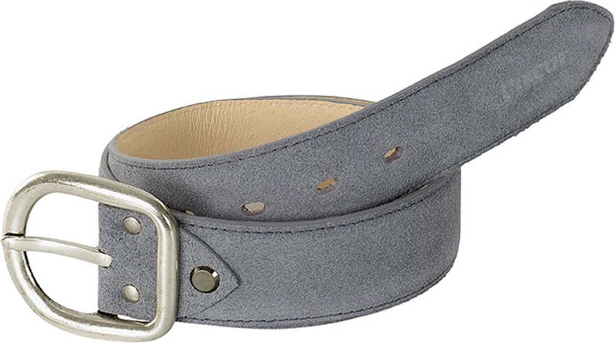 Pikeur Broekriem Leer Grijs - 85 CM