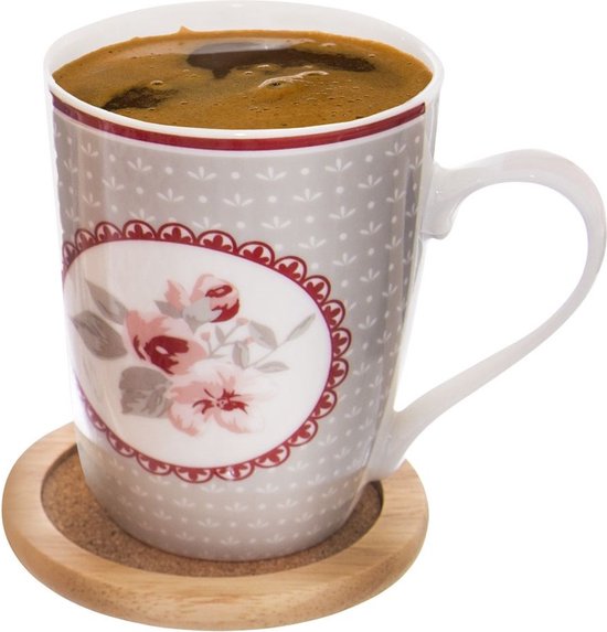 Sous- Sous-verres en bois avec support 6 pièces - pour Verres - Sous-verres en verre