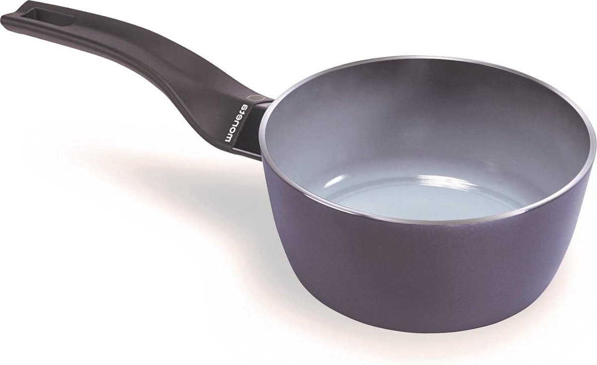 Finegres Braadpan - Antiaanbaklaag - Natuurlijk - 16 cm - Inductie - Gemaakt in Italië
