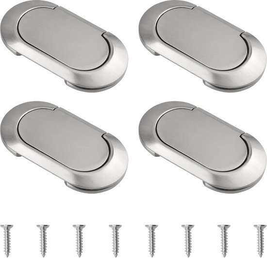 Pocket Deuren Lade Handvat Flush Pull - Verborgen Meubelhandvat - 4