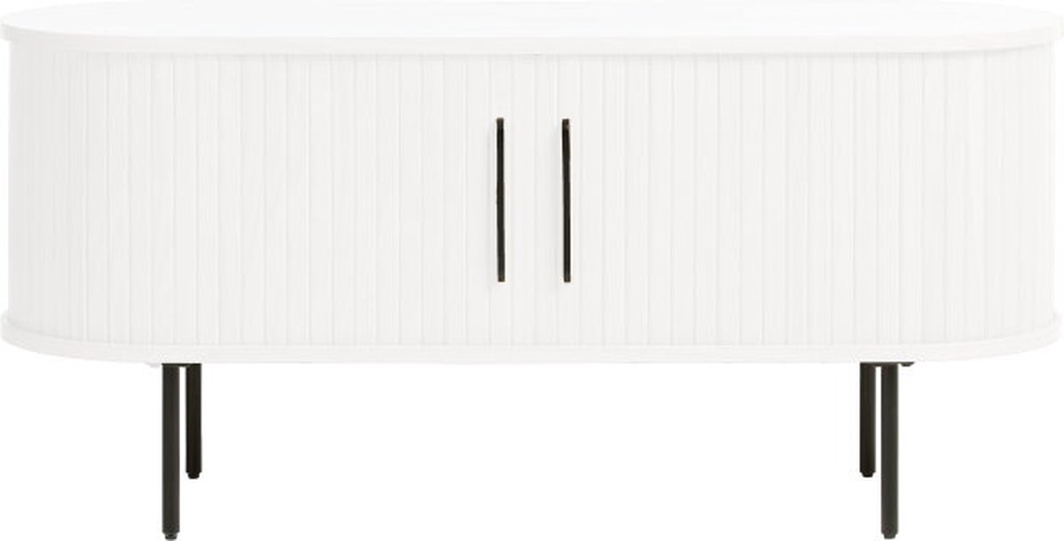 TV-meubel Nola eiken 120 cm - wit