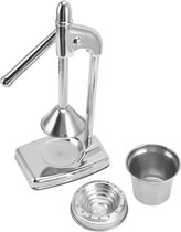 Bol.com Handmatige oranje fruitpers 304 roestvrijstaal met hefboomprincipe - compact en ergonomisch - citruspers voor zacht fruit aanbieding
