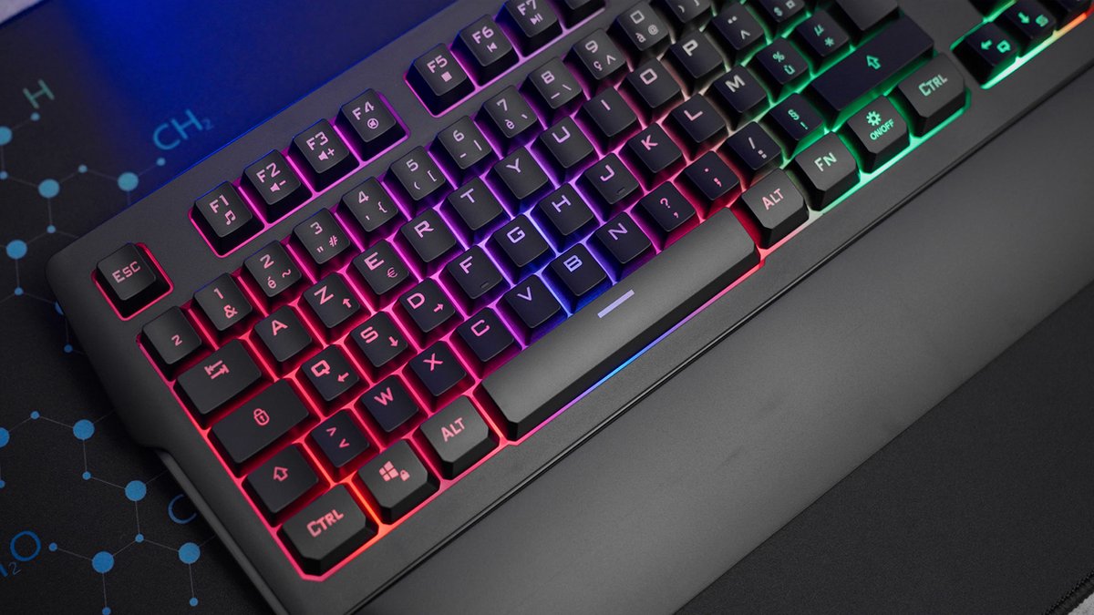 Gaming Keyboard The G-Lab Black AZERTY French