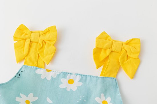 Nouveauté Kids - robe à fleurs et abeilles - bleu - taille 98