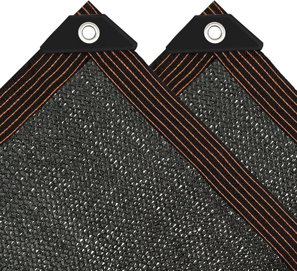 Bol.com Balkon zonnescherm zonder boren - Rechthoekig zonnezeil 4x5m - Zwart - UV-doek - Terras - Tuin - Vee Balkon zonnescherm ... aanbieding