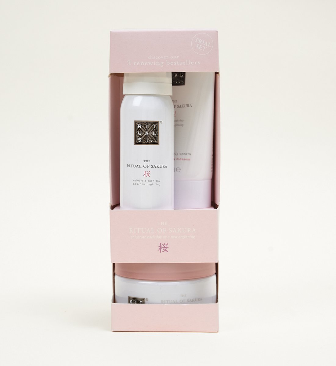 Rituals Sakura Trial Set - 3 Calming Bestsellers Pakket Shower Gel+body Scrub+body Cream 3ml