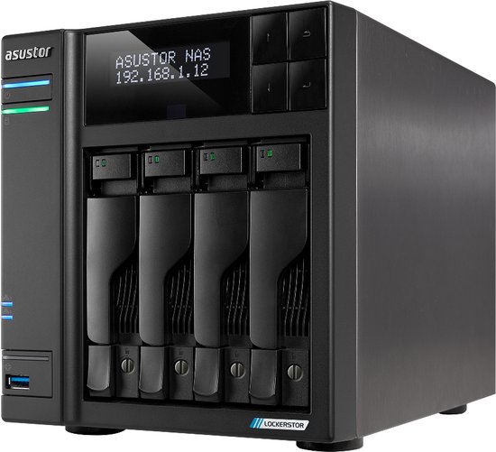 Asustor Lockerstor 4 Gen2 - NAS-server - 4 bays - Intel Celeron N5105 Quad-Core - 4GB DDR4 - 2x 2.5GbE - 2x USB-A - 1x HDMI - Zwart van Asustor — afbeelding 5