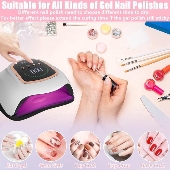 Mini UV LED Nagellamp - Nageldroger Voor één Vinger - Draagbare Enkele Vinger Nageldroger Uv Nagelgel Led Nagels Uithardende Machine Nagelkunstgereedschap 6w